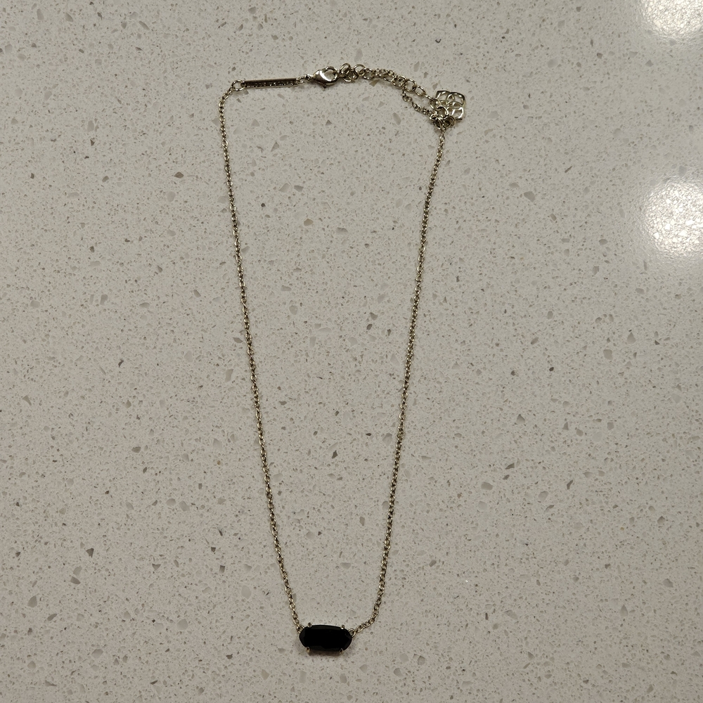 Kendra Scott Elise Black Pendant